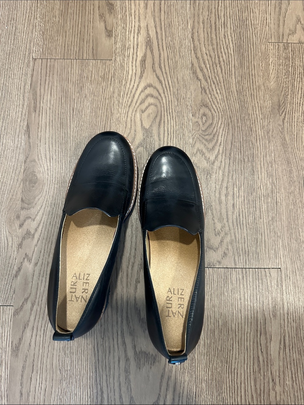 Naturalizer Black Leather Slip-On Mules - Picture 4 of 4